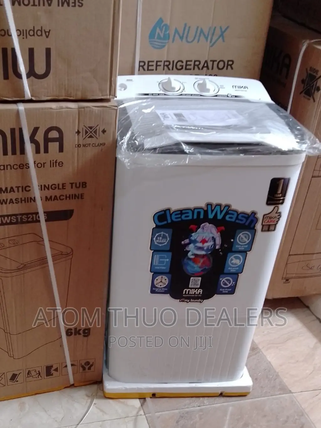 Mika Semi Automatic 6kg Top Load Washing Machine 