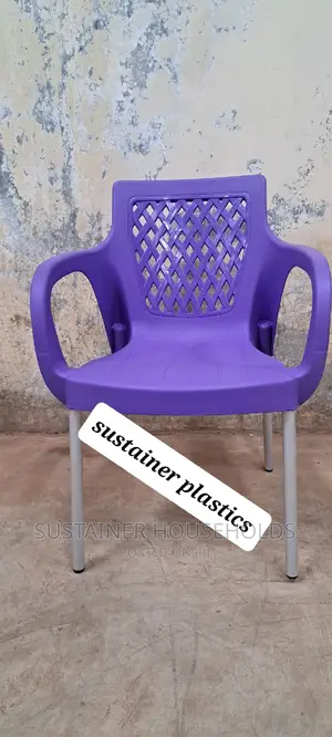Purple Plastic Chairs With Metal Legs
