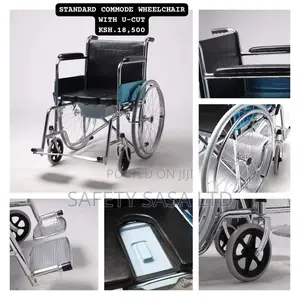 Standard Commode Wheelchair With U Cut