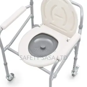 Foldable Commode Chair With Wheels