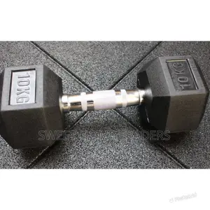 Single Hand Each 10kg Hexagonal Dumbell