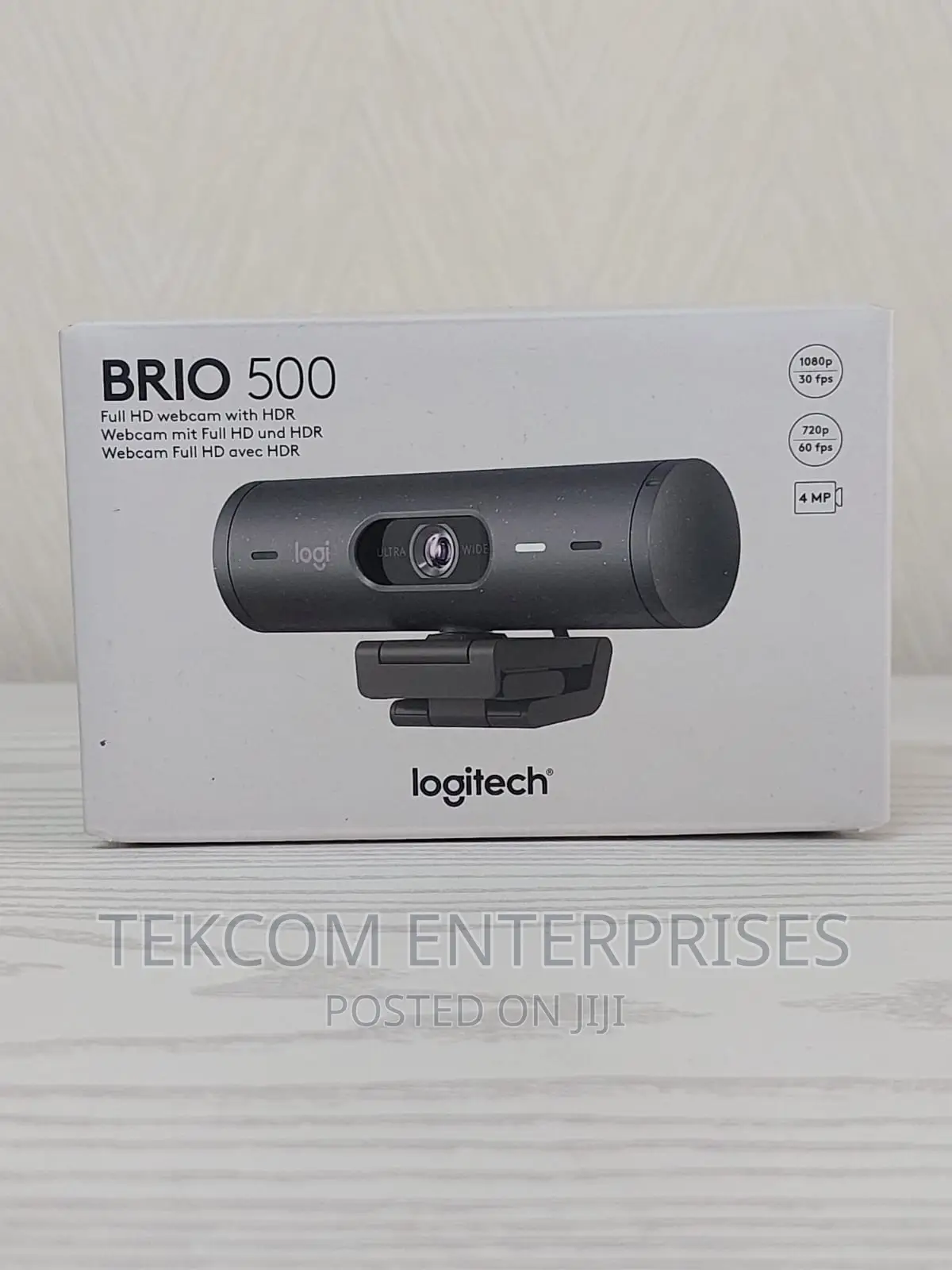 Logitech Brio 500 1080p HDR Webcam With Show Mode