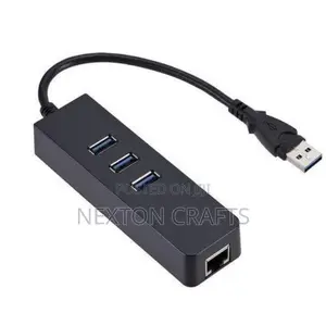 3 Port Hub High Speed Ethernet Adapter