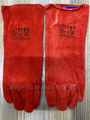 Superior Quality Red Gloves, Welding Gloves