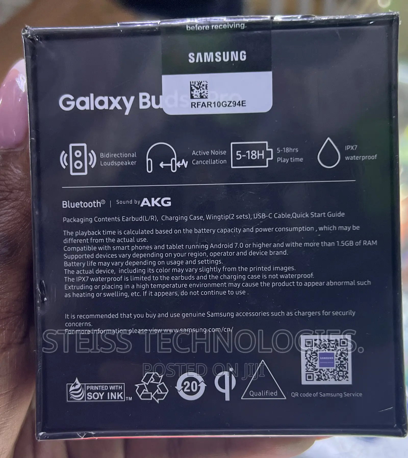 Galaxy Buds 2pro Wireless Buds.
