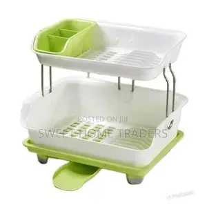 Multifunctional Plastic Dish Rack and Drainer