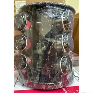 Rotating Marble Spice Rack