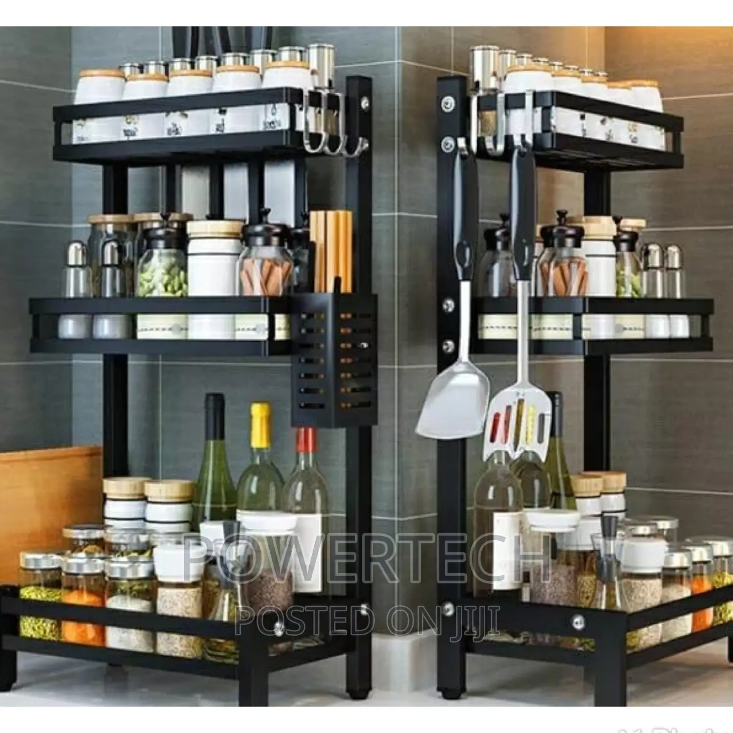 3 Tier Multi Functional Spice Storage Rack