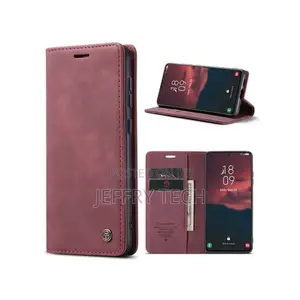 Genuine Leather Case Flip Cover for Samsung Galaxy S23 Plus