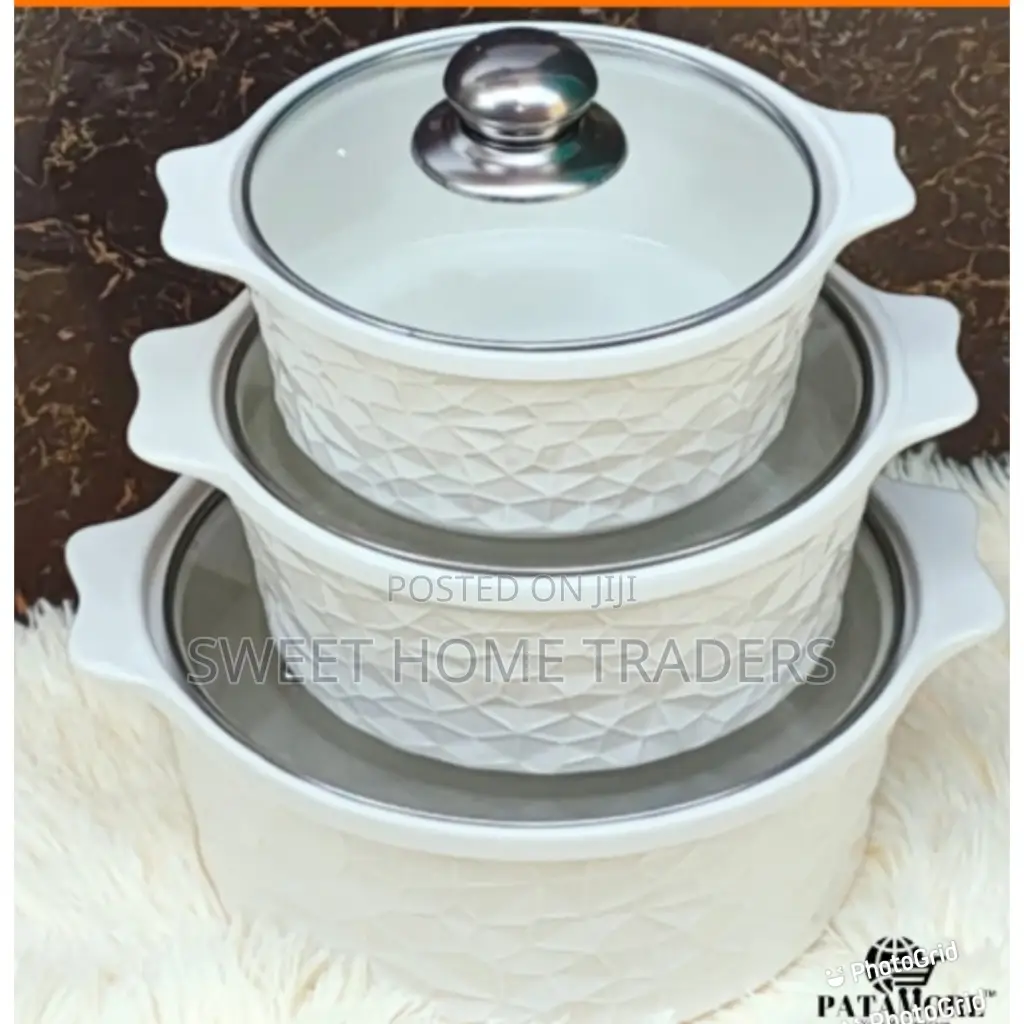 High Quality 3in1 Ceramic Soup Pots