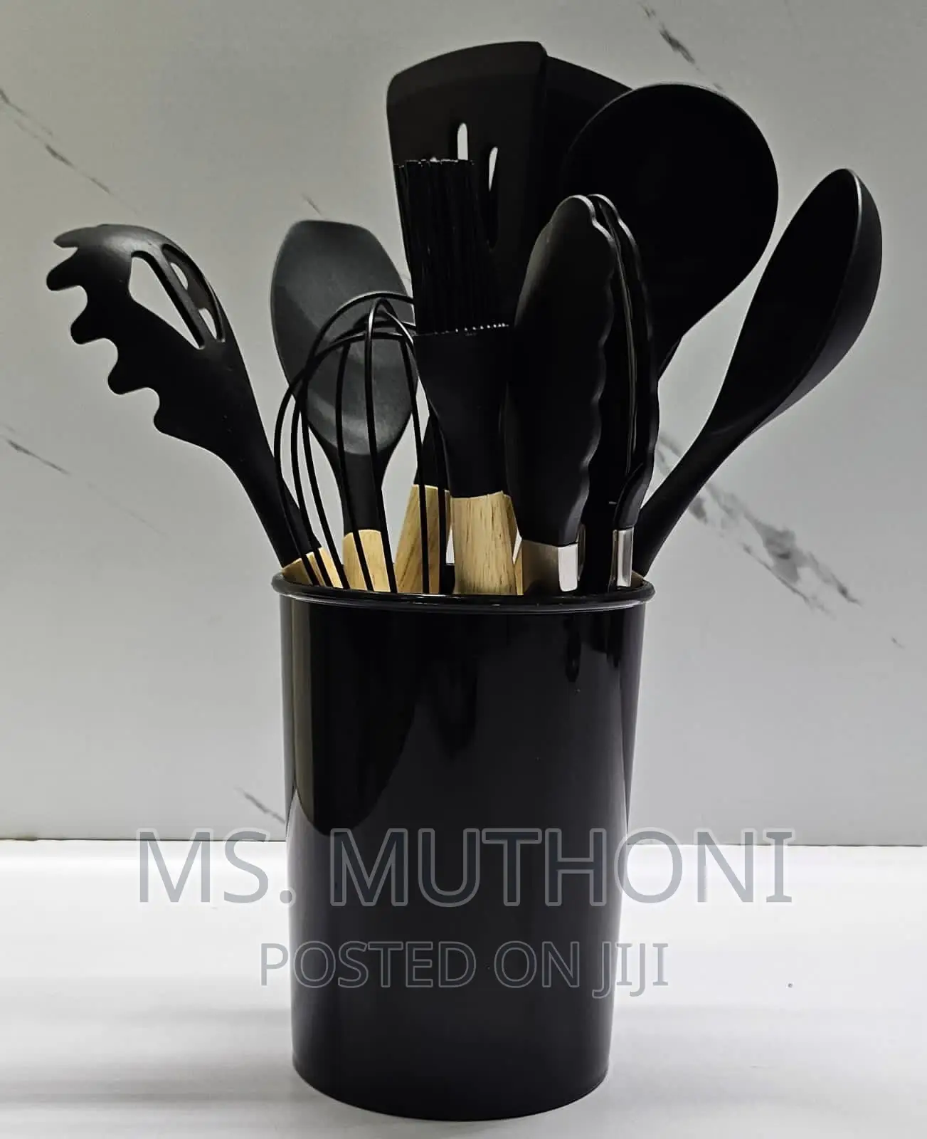 11pc Nonstick Silicon Cooking/Serving Spoon Set