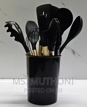 11pc Nonstick Silicon Cooking/Serving Spoon Set