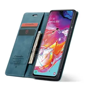 Samsung Galaxy A70 Wallet Card Holder Flip Leather Case Cov
