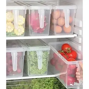 Fridge Storage Containers With Handle..