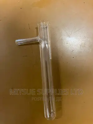 A Dozen Lab Boiling Tube Borosil With Side Arm and Rim