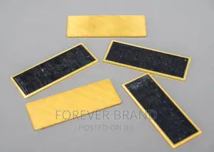 Golden Engravable Nametags
