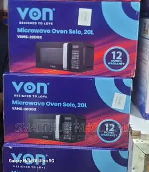 20l Von Digital Microwave 12 Month Warranty