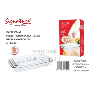 Signature (SG-HBGBR2)Set of 2 Glass Baking Pans