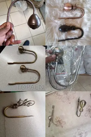 Metallic Curtain Holders Metallic Curtain Holders