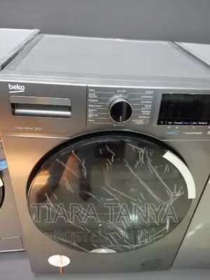 BEKO Front Load Washing Machine, 1400RP, 12KG Grey - BAW388