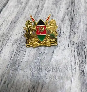 Kenyan Court of Arms Flag Unisex Assorted Designer Brooches