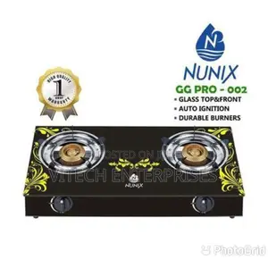 Nunix 2 Burner Glass Top Burner