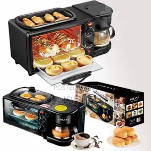 3 in 1 Sokany Break Fast Maker(Toaster,Oven,Coffee Maker