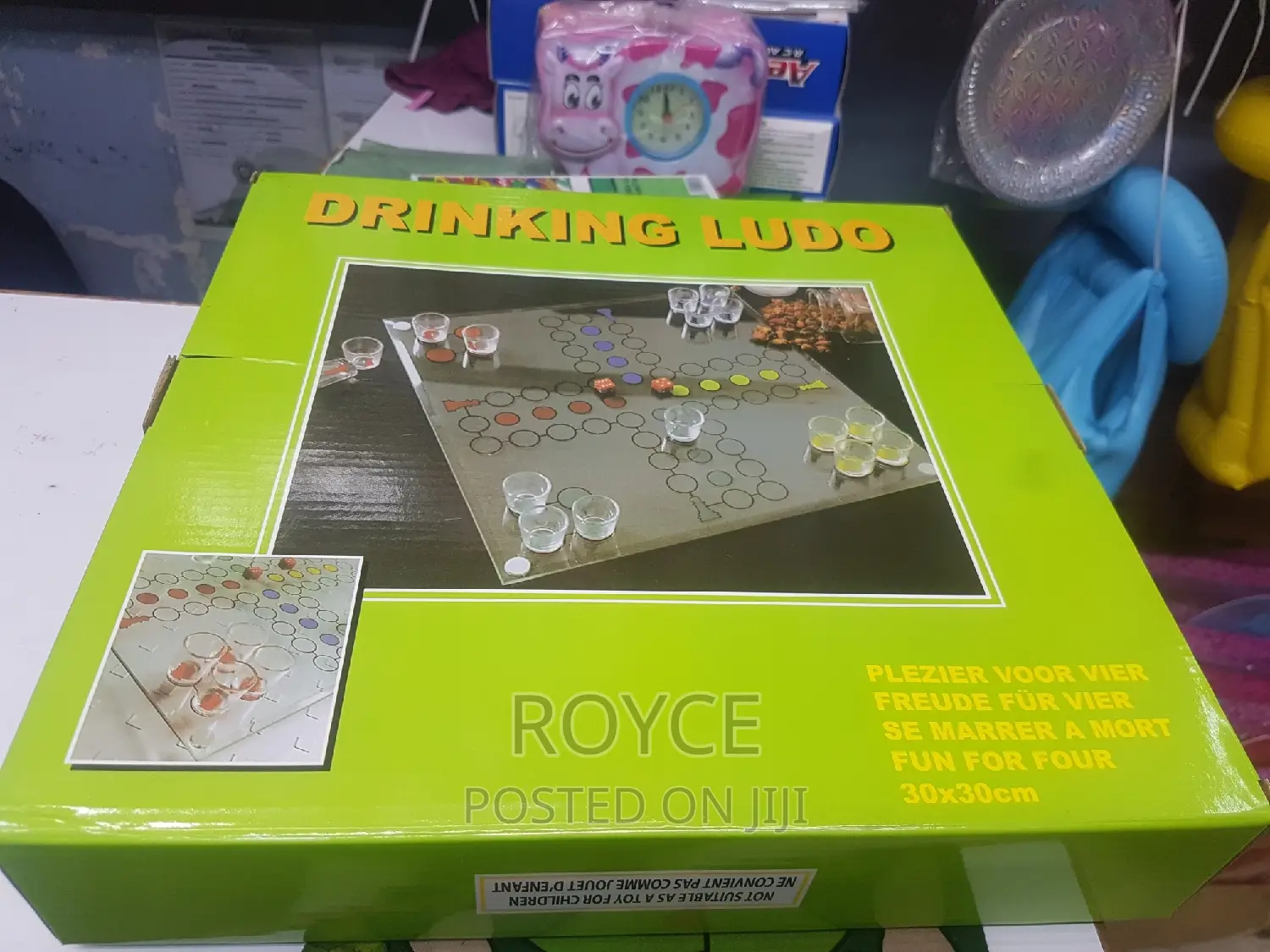 Drinking Ludo Glass Board Game