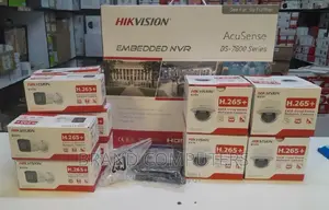 4 Channel Hikvision 2mp IP Network Cameras Complete Set
