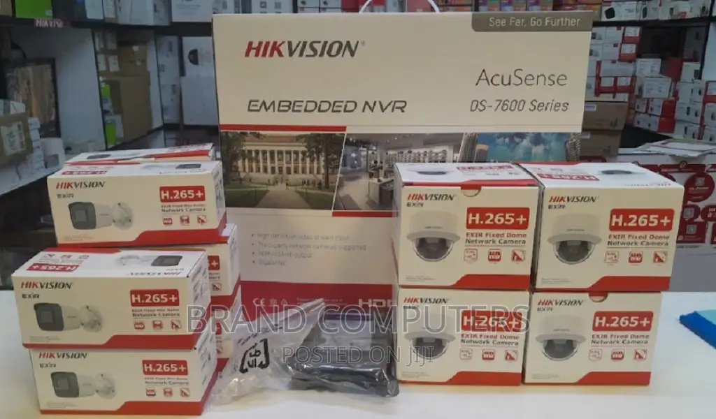 Valued 4 Hikvision 2MP IP Network CCTV Cameras Full Kit