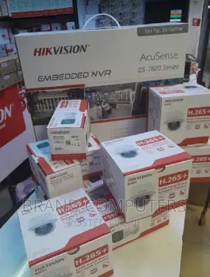 4 Channel CCTV Camera Complete Set Hikvision Ip Camera 2mp
