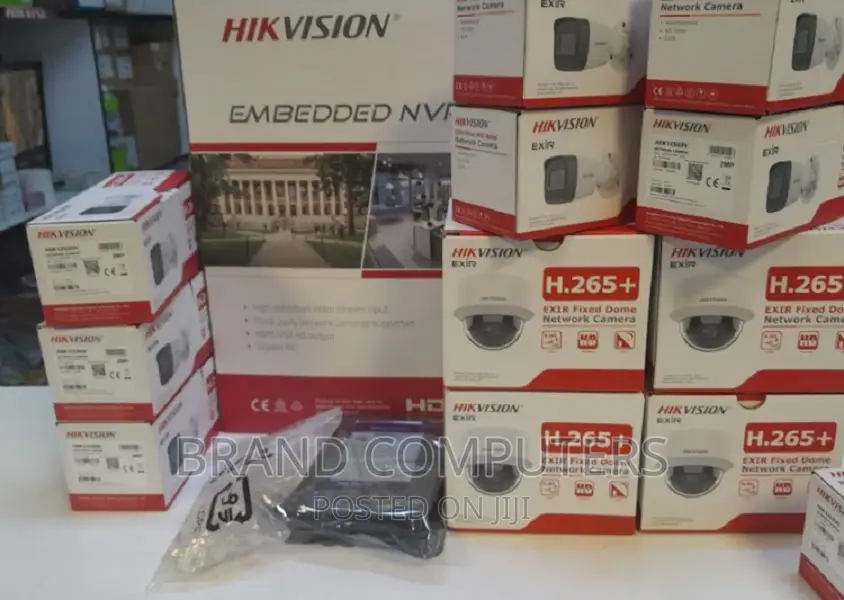 Hikvision 4 Channels 2MP IP Network CCTV 4 Cameras