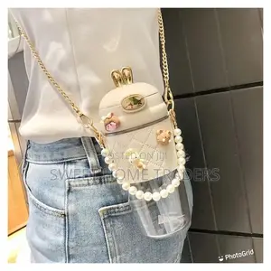 Cute Rabbit Ear Plastic Water Bottles