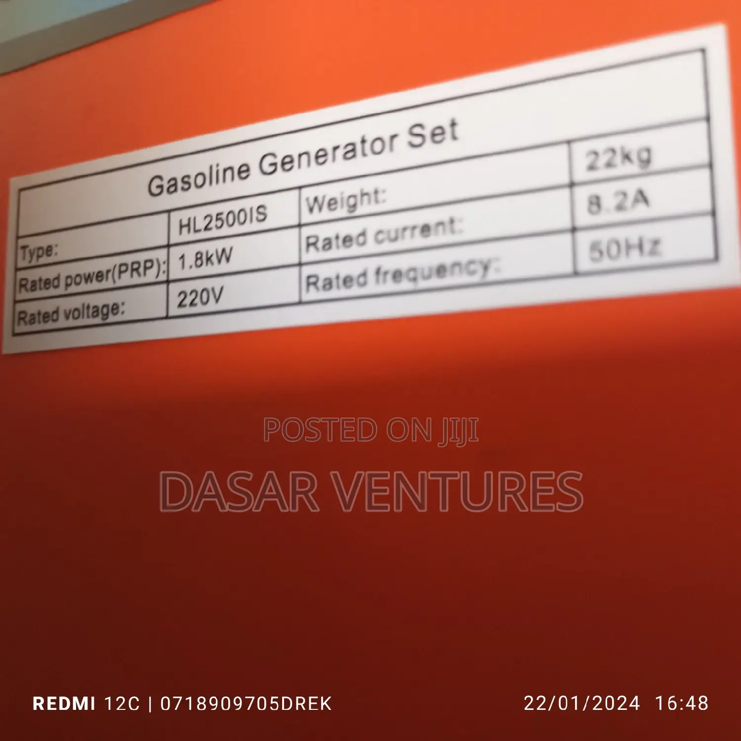 Silent Generator 2kva