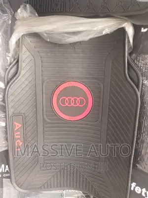 Red Logo Audi Car Mats/ Branded Car Floor Mats