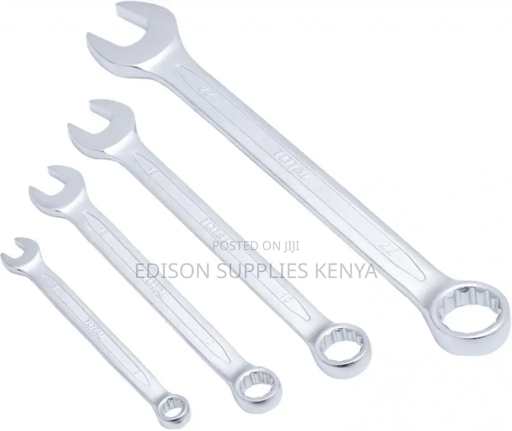 Spanners Total Combination Spanners Set 12pcs CRV Heavy Duty
