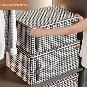 A Set of 3 Quilt Duvet/Closet Organizer Non Wooven Fabric