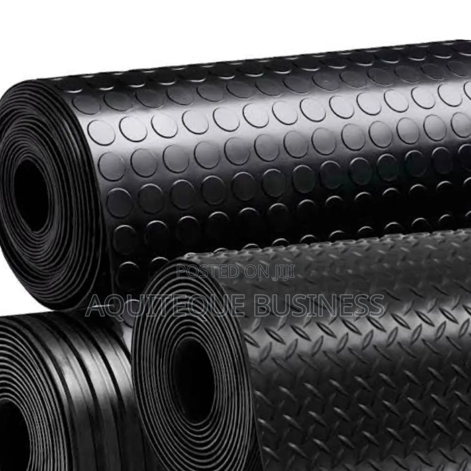 Coin Studded Rubber Mat