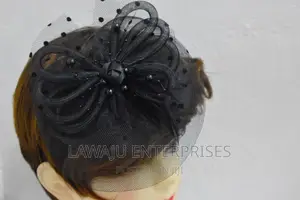 Black Net Butterfly Fascinator