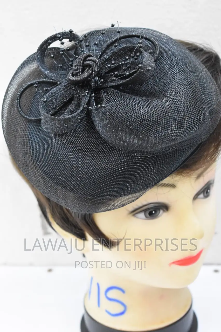Black Net Butterfly Fascinator