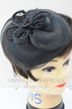 Black Net Butterfly Fascinator