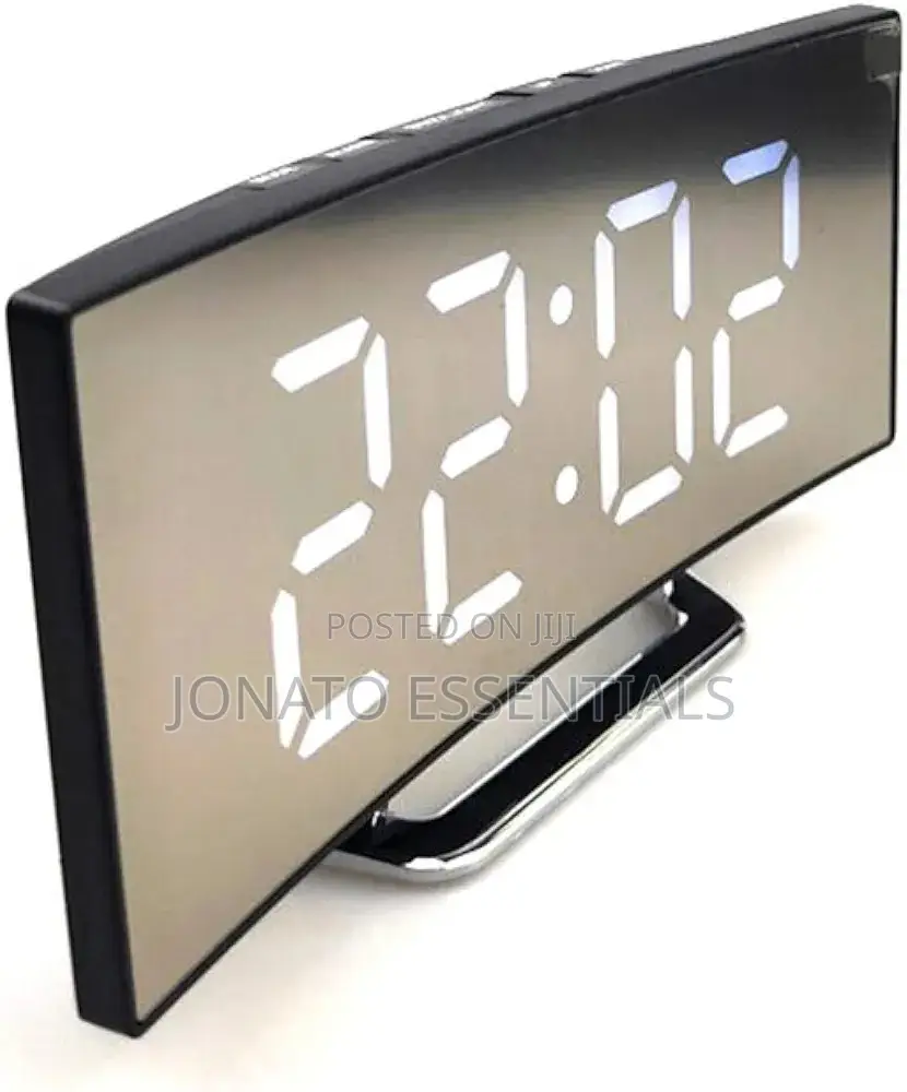 Curved Digital Alarm Clock
