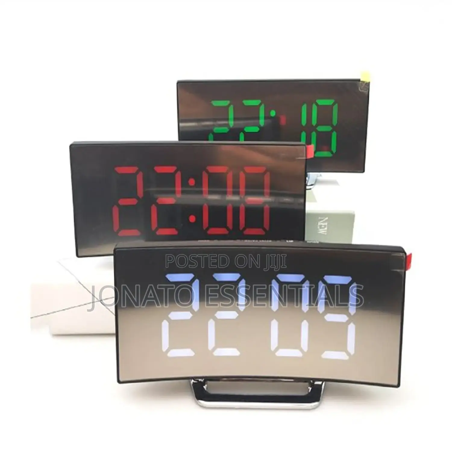 Curved Digital Alarm Clock