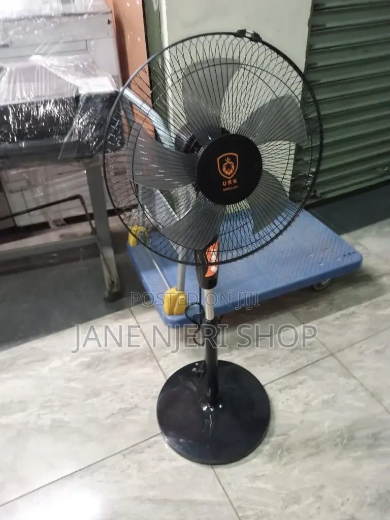 Urk Standing Fan Black
