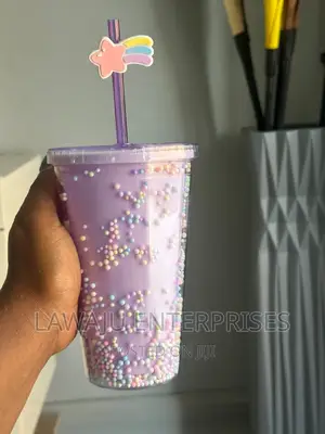 Purple Straw Cup