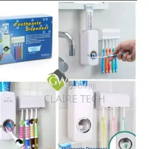 Tooth Paste Dispenser and Tooth Brush Holder