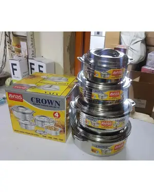 Crown Hot Pot 4 Pieces Set