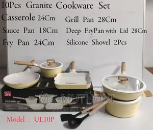 10pcs Granite Cookware Set* Induction Bottom High Quality