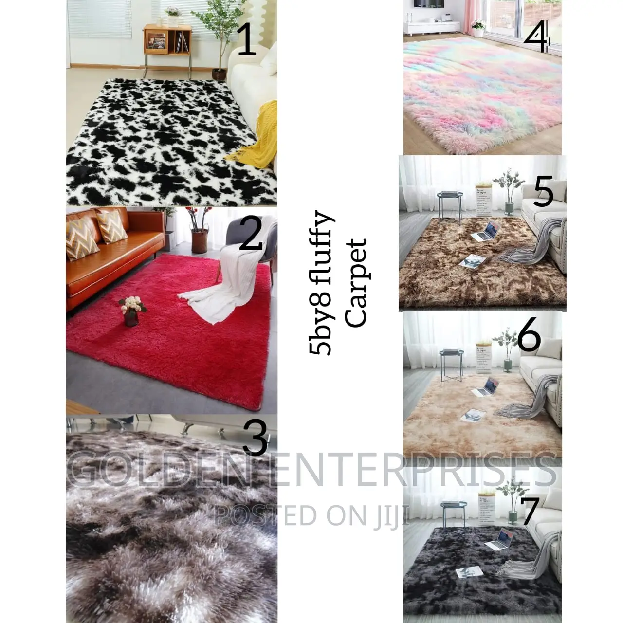 5by8 Warm Soft Fluffy Carpet