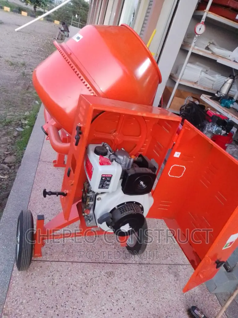 Pan-Type Concrete Mixer